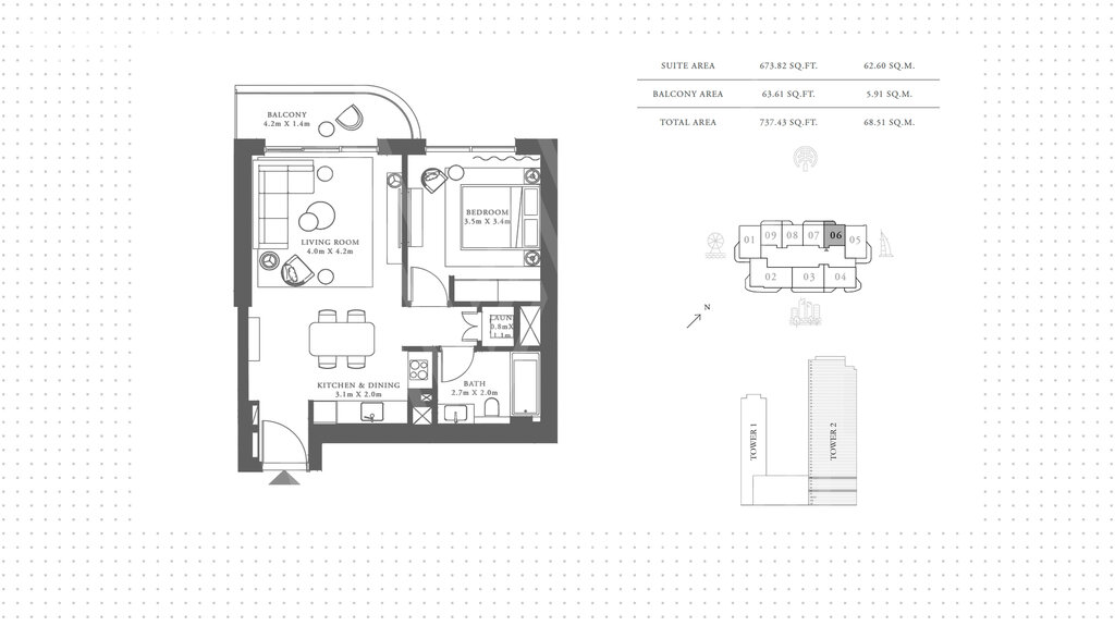 Stüdyo daireler satılık - $653.500 fiyata satın al – resim 1