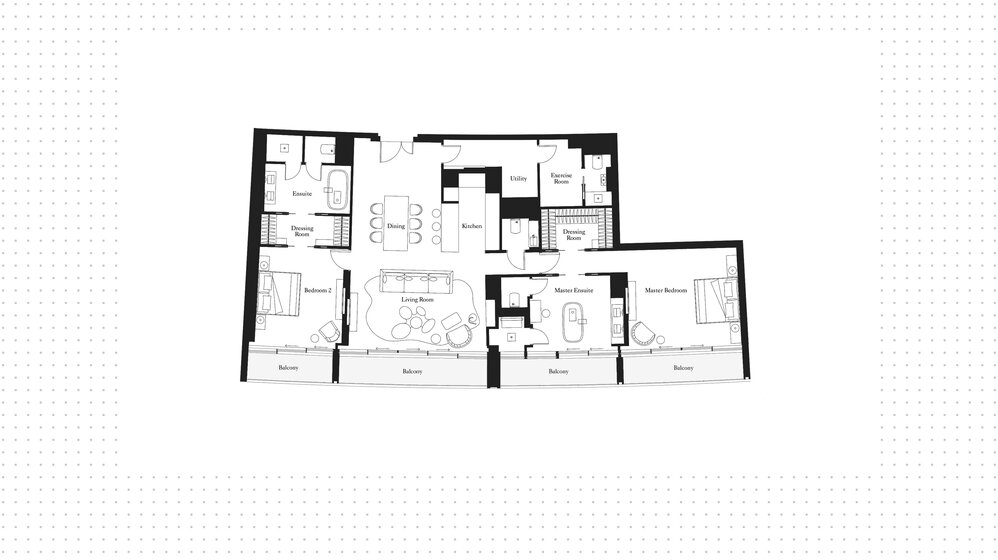 2 bedroom properties for sale in UAE - image 33