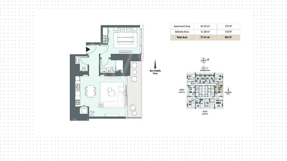 Купить 200 апартаментов - 1 комнатные - Business Bay, ОАЭ - изображение 13