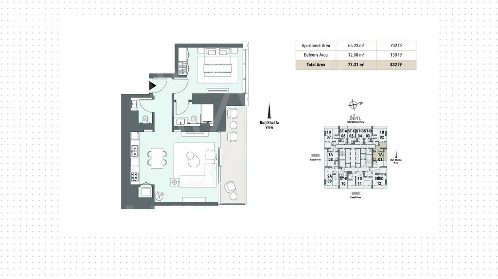 Stüdyo daireler satılık - Dubai - $599.000 fiyata satın al – resim 1