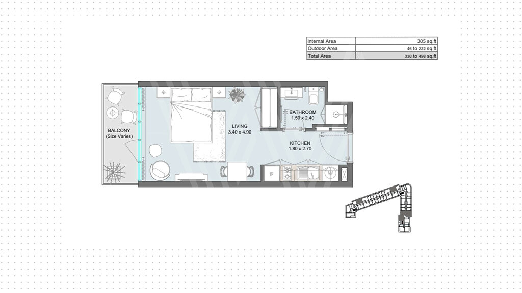 Apartamentos a la venta - Abu Dhabi - Comprar para 149.800 $ — imagen 1