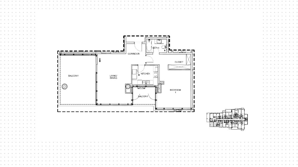 Compre 54 apartamentos  - 1 habitación - Dubailand, EAU — imagen 29