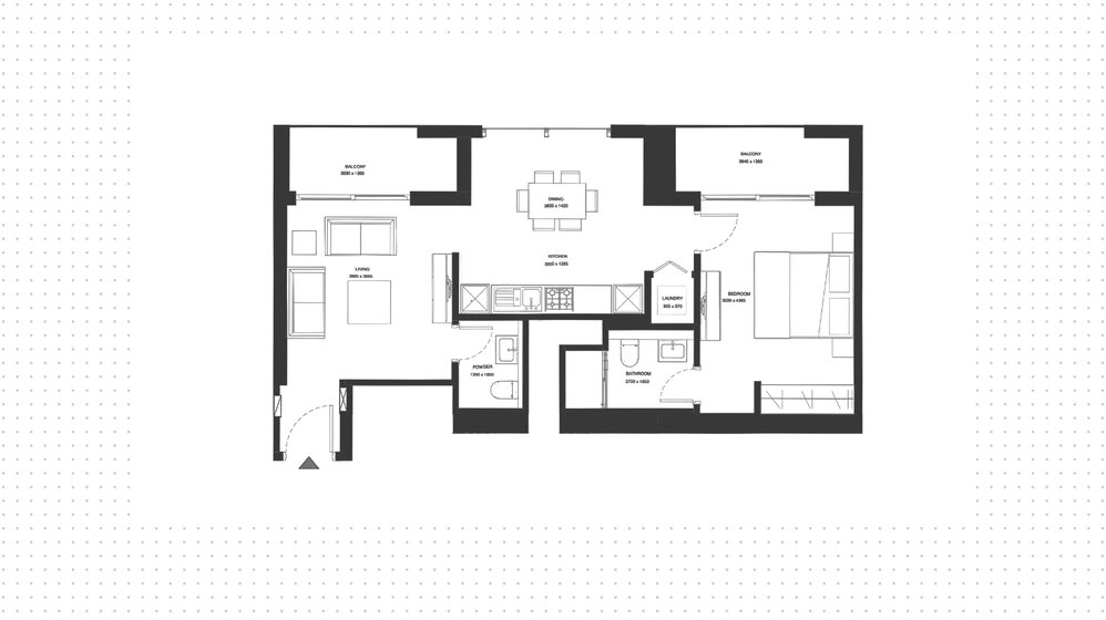 Immobilie kaufen - 1 Zimmer - Meydan City, VAE – Bild 5