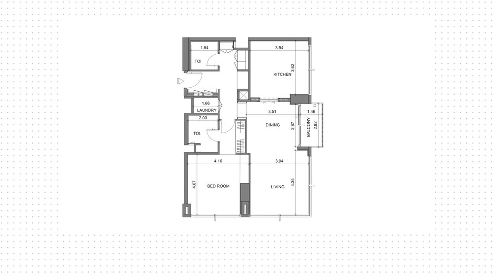 Immobilie kaufen - 1 Zimmer - DIFC, VAE – Bild 9