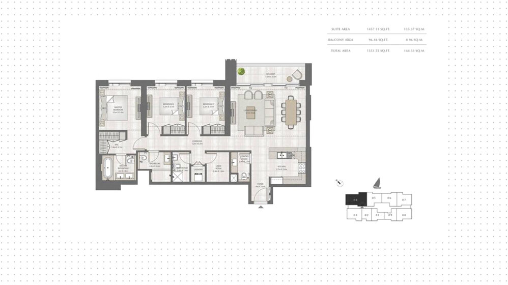 Compre una propiedad - 3 habitaciones - EAU — imagen 28