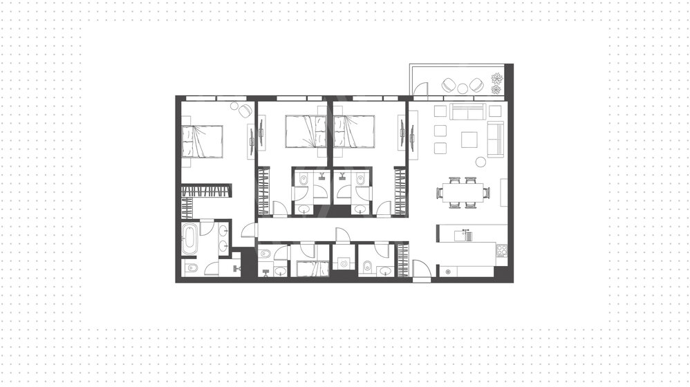 Immobilie kaufen - 3 Zimmer - Dubai Hills Estate, VAE – Bild 6
