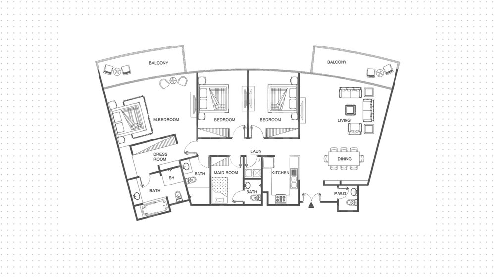 Апартаменты на продажу - Абу-Даби - Купить за 1 415 900 $ - изображение 18