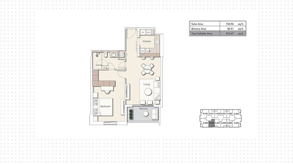 Immobilie kaufen - 1 Zimmer - Meydan City, VAE – Bild 9
