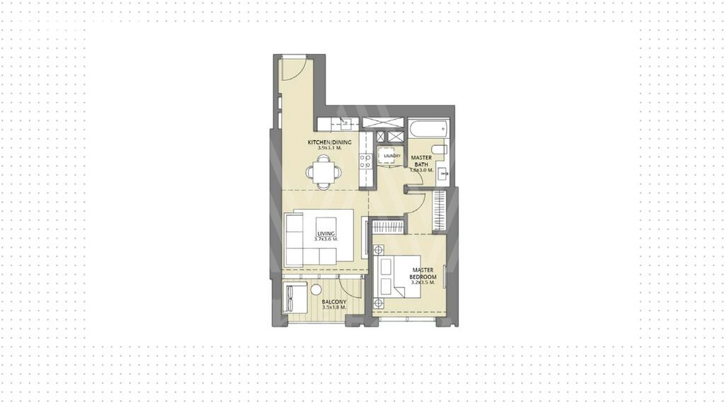 Apartamentos a la venta - Dubai - Comprar para 544.600 $ — imagen 1