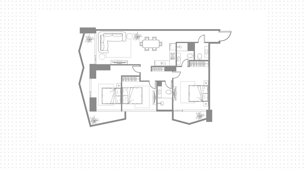 Immobilie kaufen - 3 Zimmer - Jumeirah Lake Towers, VAE – Bild 10