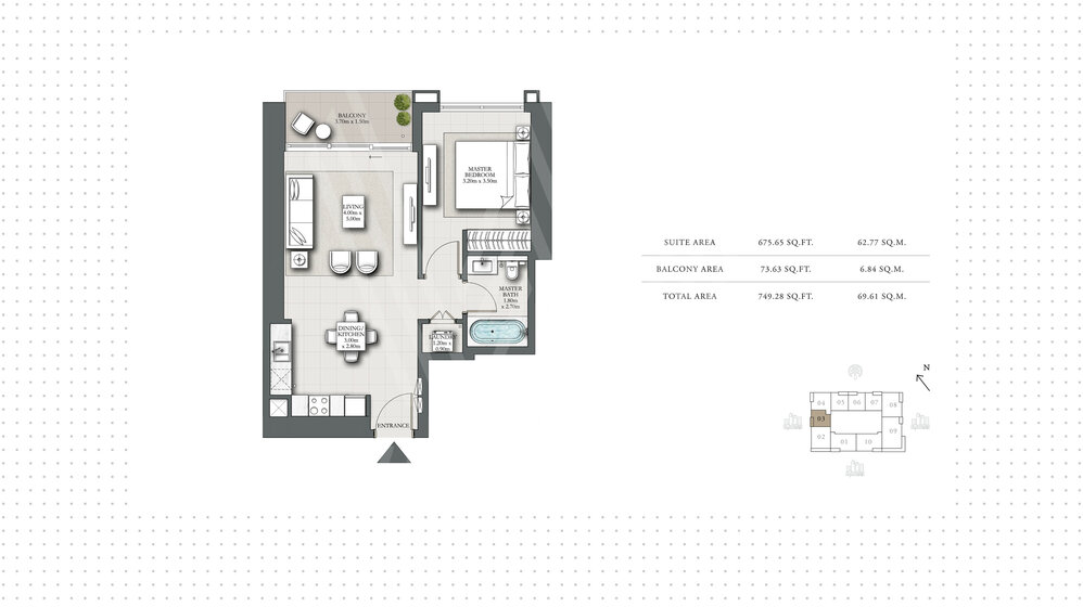 Compre 369 apartamentos  - Dubai Marina, EAU — imagen 9