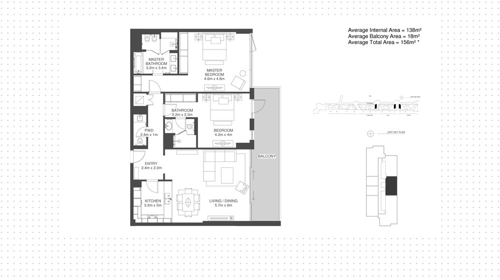 Compre una propiedad - 2 habitaciones - EAU — imagen 22