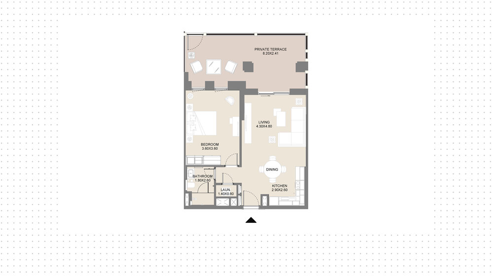 Апартаменты на продажу - Дубай - Купить за 680 700 $ - изображение 22