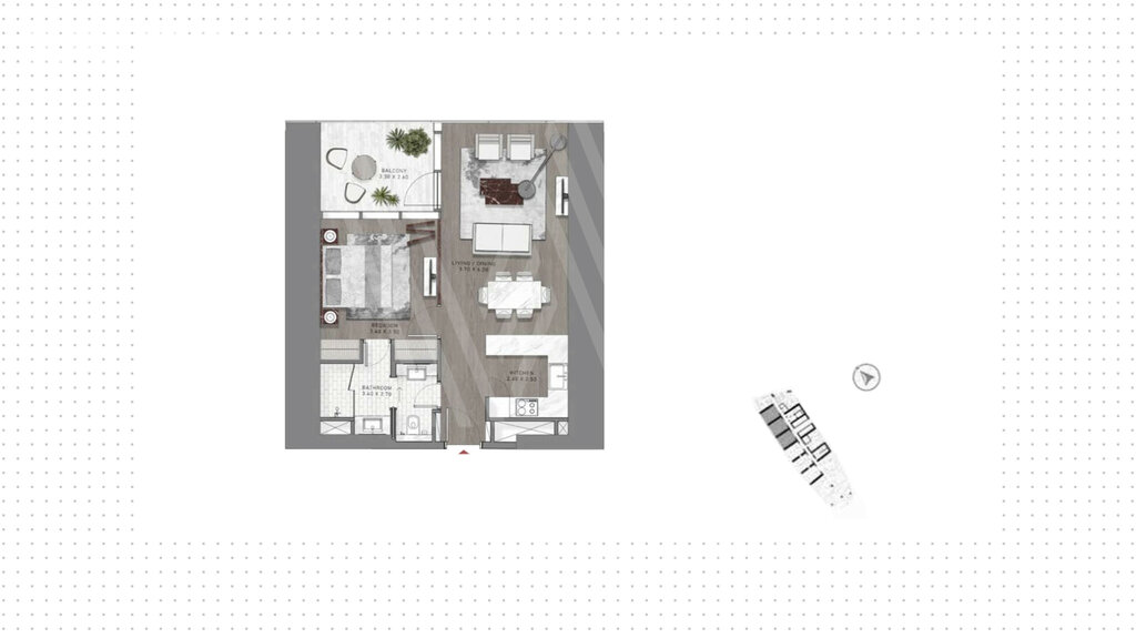 Apartamentos a la venta - Dubai - Comprar para 571.800 $ — imagen 1