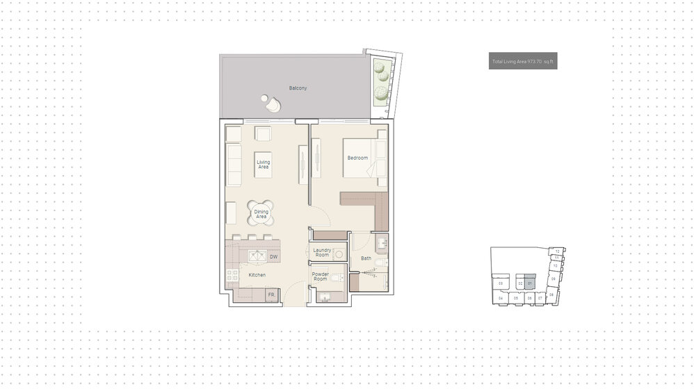 39 Wohnungen kaufen  - Jumeirah Village Triangle, VAE – Bild 9