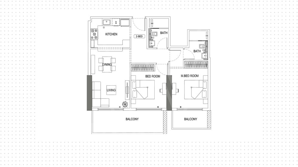 Acheter 248 appartements - Jumeirah Village Circle, Émirats arabes unis – image 17