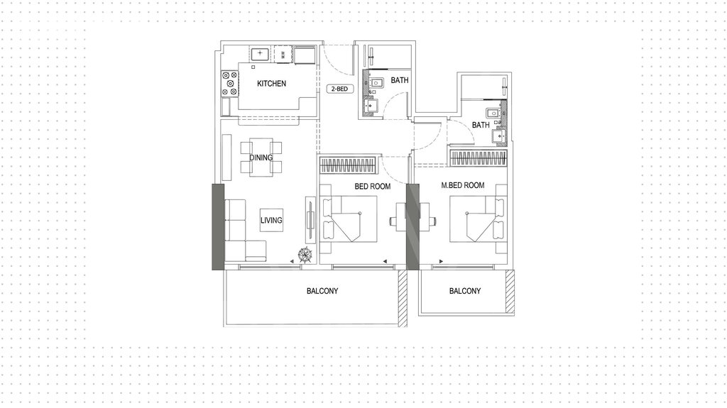 Appartements à vendre - Dubai - Acheter pour 694 400 $ – image 1