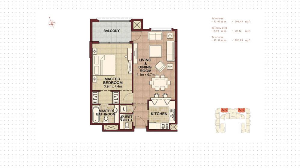 Apartments zum verkauf - Abu Dhabi - für 422.100 $ kaufen – Bild 14