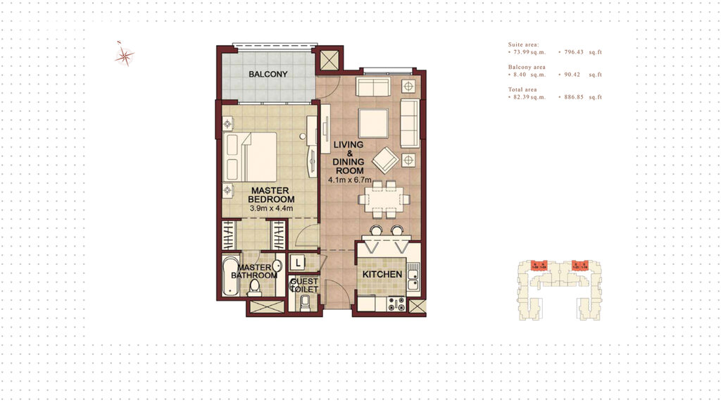 Appartements à vendre - Abu Dhabi - Acheter pour 340 400 $ – image 1