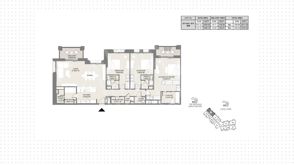 Compre una propiedad - 3 habitaciones - Umm Suqeim, EAU — imagen 5