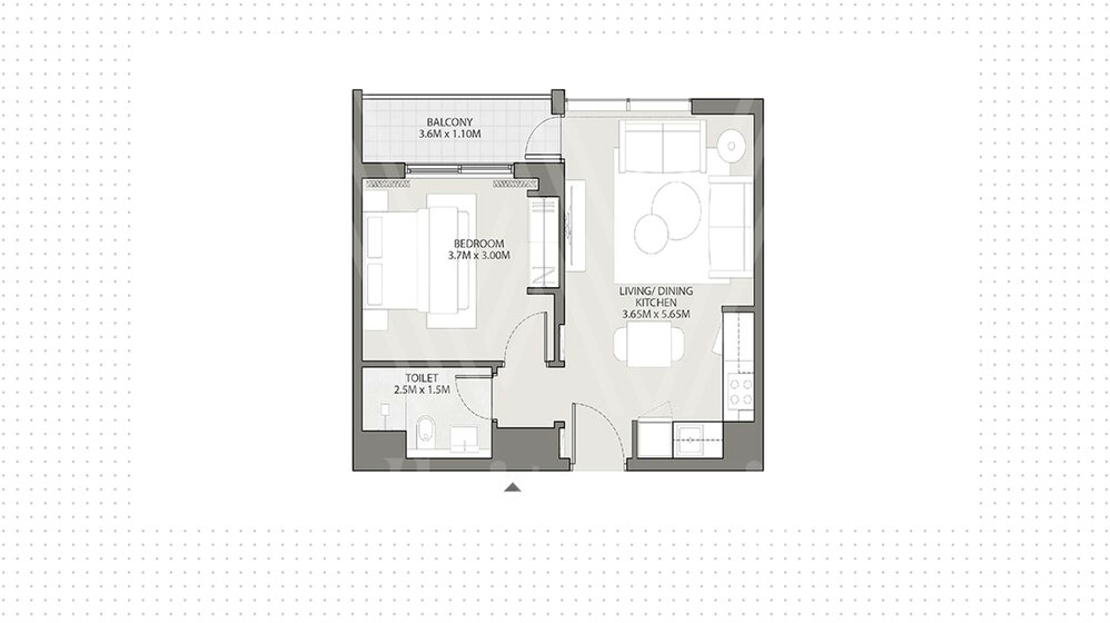 127 stüdyo daire satın al - 1 odalı - MBR City, BAE – resim 26