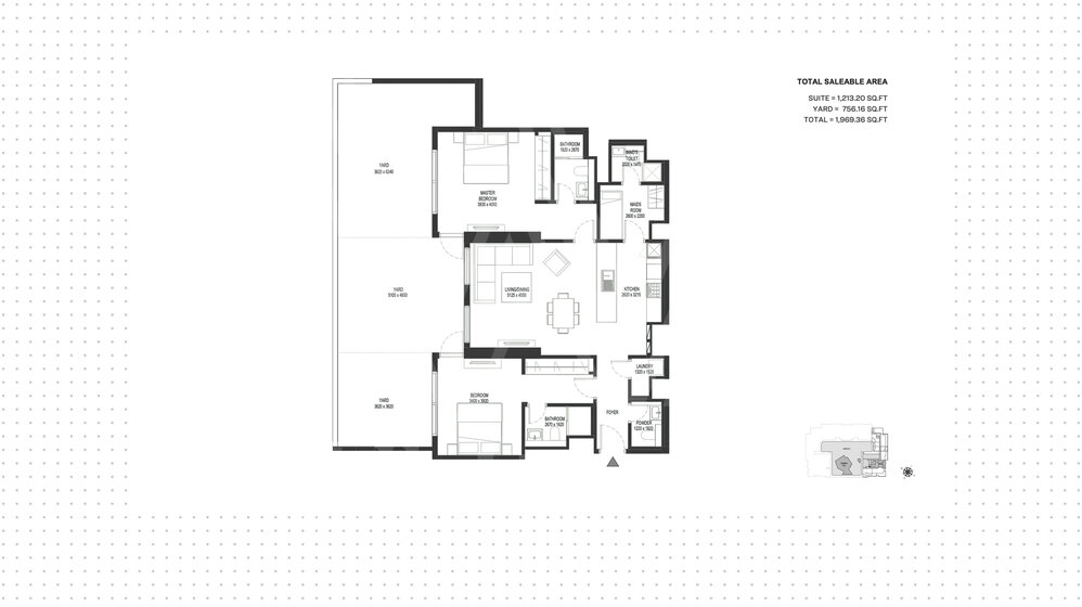 Купить 61 апартамент - 2 комнатные - MBR City, ОАЭ - изображение 13