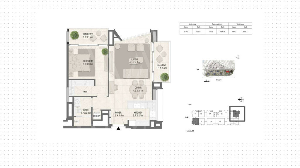 Apartamentos a la venta - Dubai - Comprar para 490.900 $ — imagen 1