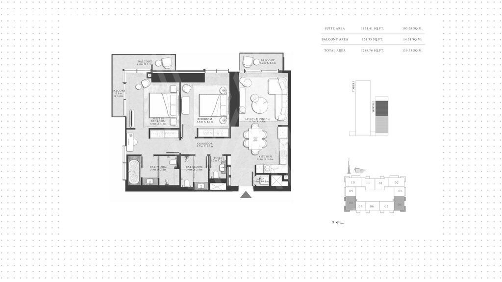 Apartments zum verkauf - Dubai - für 912.200 $ kaufen – Bild 1