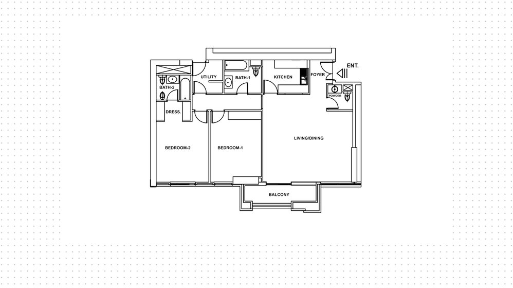 Immobilie kaufen - 2 Zimmer - Dubai South, VAE – Bild 5
