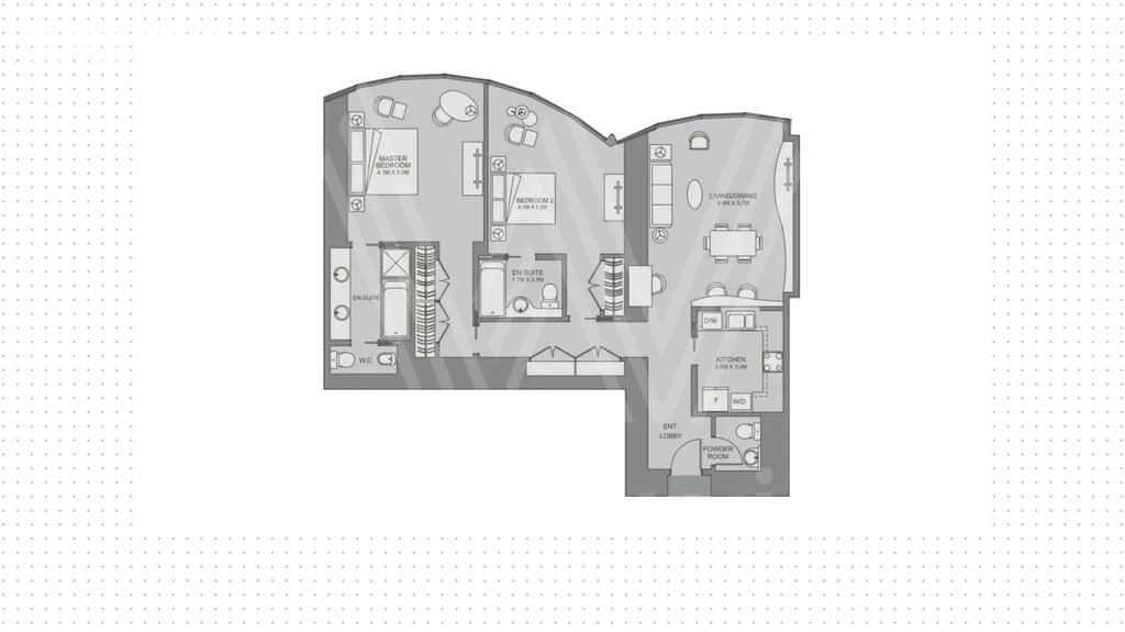 Apartamentos a la venta - Dubai - Comprar para 1.620.100 $ — imagen 1