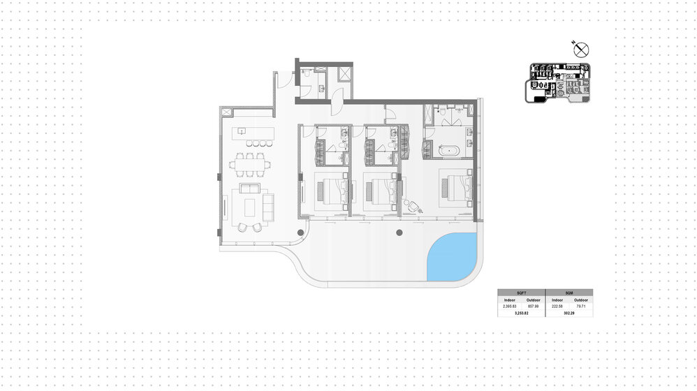 Compre una propiedad - 3 habitaciones - JBR, EAU — imagen 26