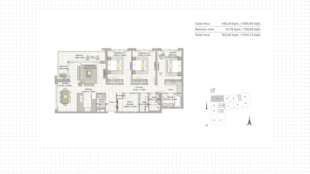 4913 stüdyo daire satın al - Dubai şehri, BAE – resim 21