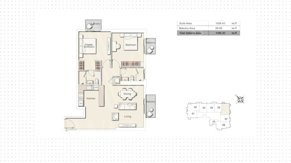 6 Wohnungen kaufen  - 2 Zimmer - Jumeirah Village Circle, VAE – Bild 13