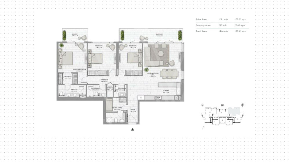 4910 stüdyo daire satın al - Dubai şehri, BAE – resim 9