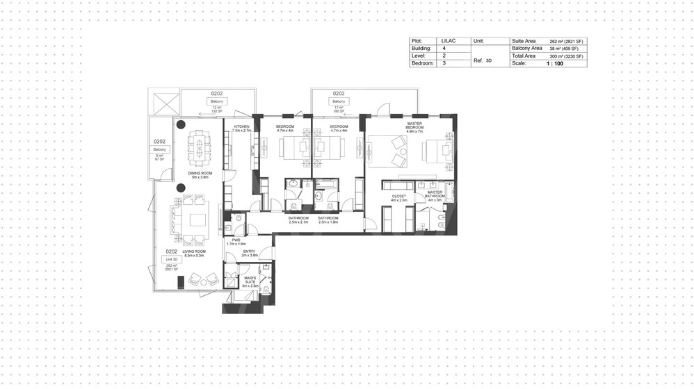 Compre 424 apartamentos  - 3 habitaciones - EAU — imagen 30