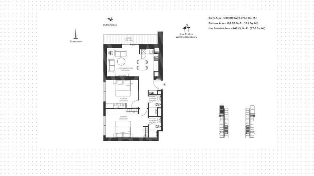 Immobilie kaufen - 2 Zimmer - MBR City, VAE – Bild 27