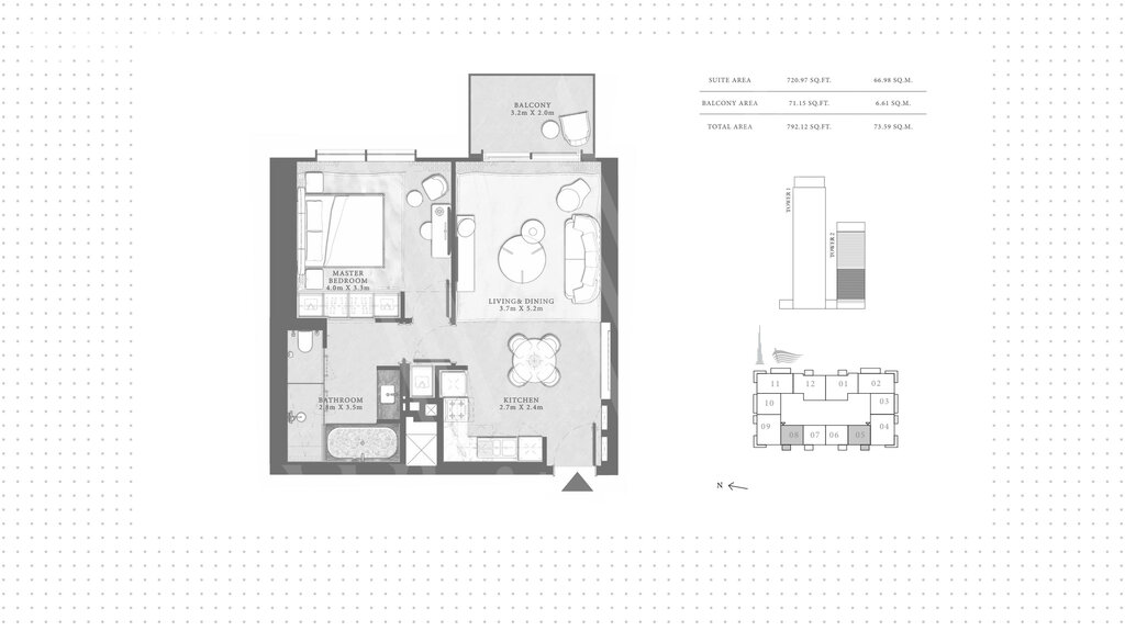 Appartements à vendre - Dubai - Acheter pour 667 100 $ – image 1