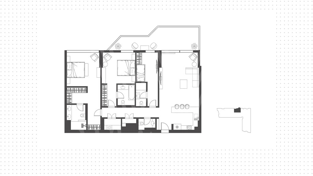 Compre 1129 apartamentos  - 2 habitaciones - EAU — imagen 15