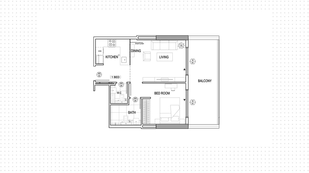 Купить недвижимость - 1 комнатные - Business Bay, ОАЭ - изображение 5