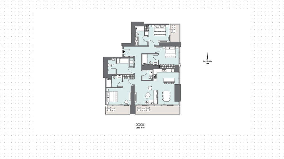 Compre 341 apartamentos  - 3 habitaciones - EAU — imagen 5
