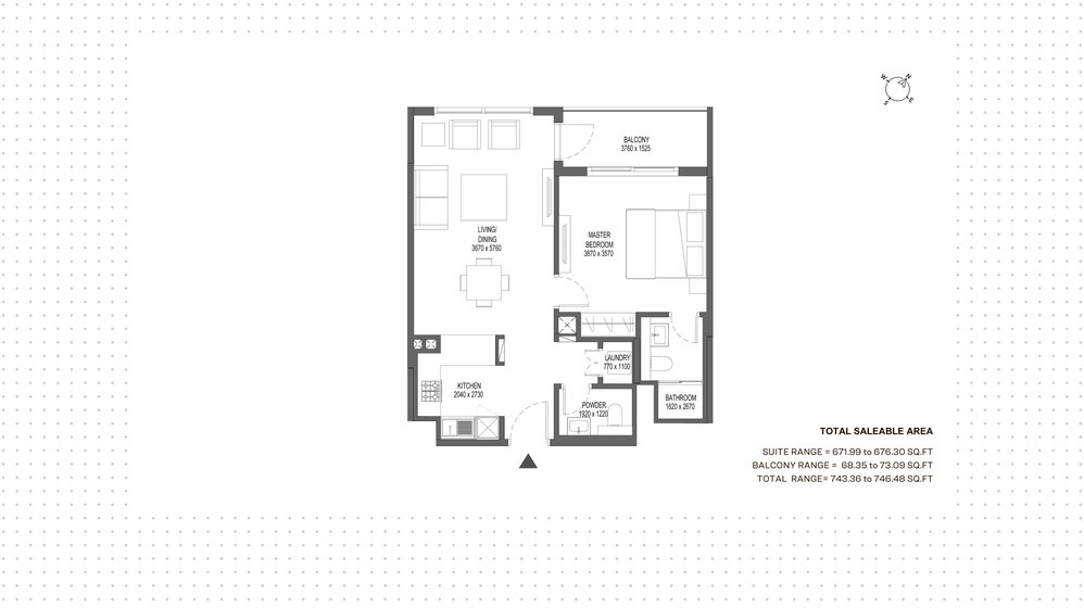 Immobilie kaufen - 1 Zimmer - MBR City, VAE – Bild 9