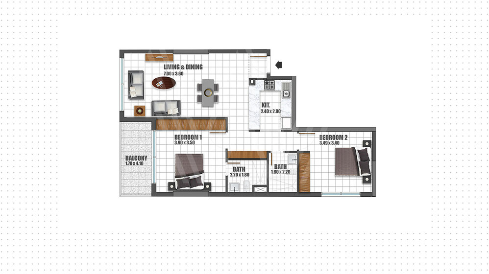 Compre 5130 apartamentos  - Dubai, EAU — imagen 9