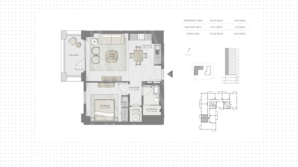 Stüdyo daireler satılık - Dubai - $500.952 fiyata satın al – resim 22