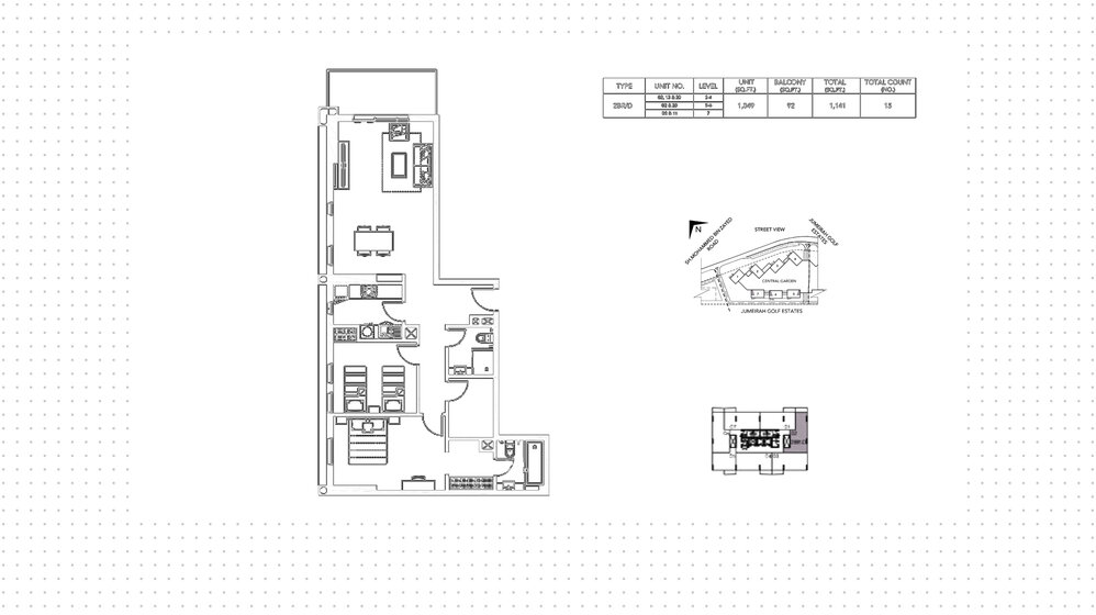 Compre una propiedad - 2 habitaciones - EAU — imagen 4