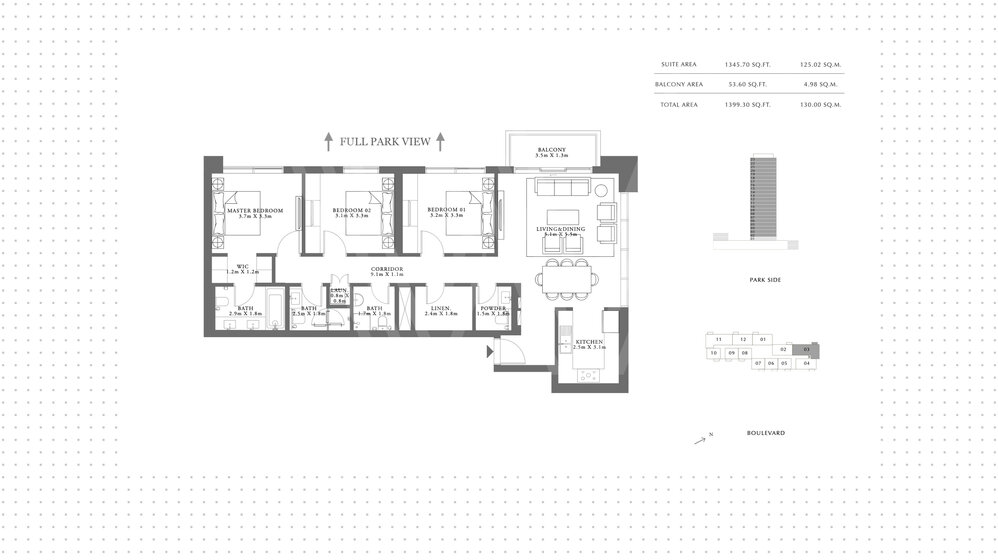Immobilie kaufen - 3 Zimmer - Dubai Hills Estate, VAE – Bild 5