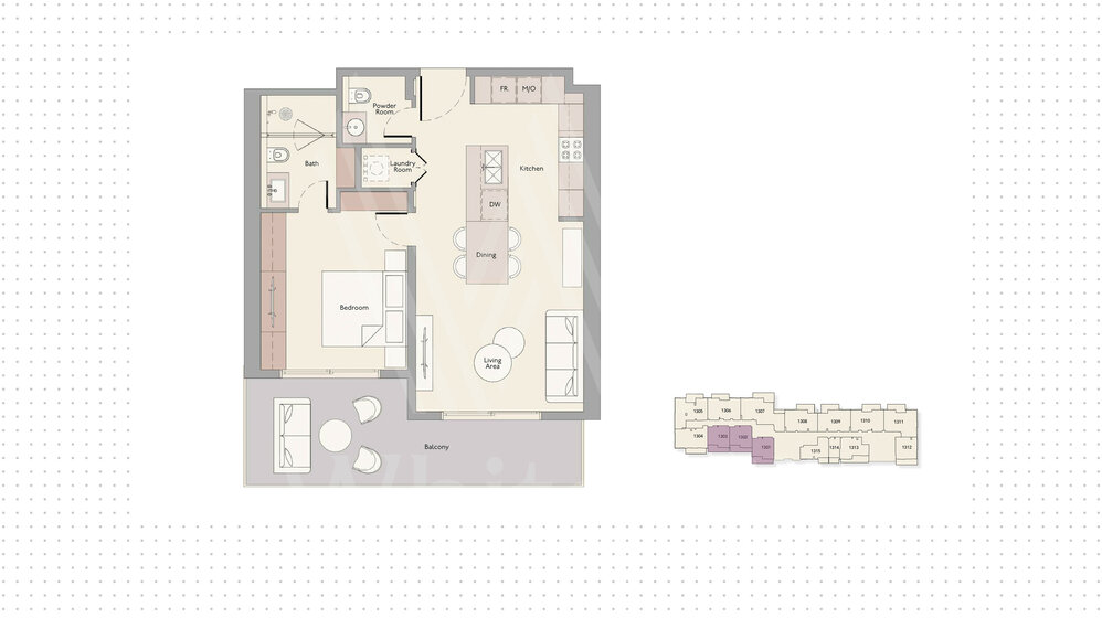 126 stüdyo daire satın al - 1 odalı - MBR City, BAE – resim 27