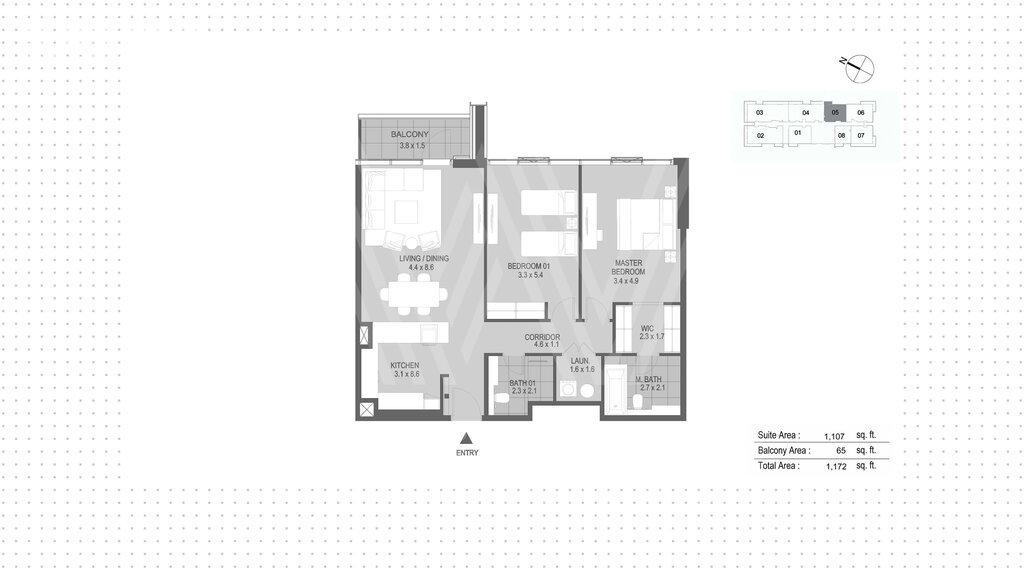 Apartamentos a la venta - Dubai - Comprar para 762.400 $ — imagen 1