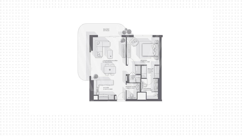 Compre 88 apartamentos  - 1 habitación - Yas Island, EAU — imagen 1