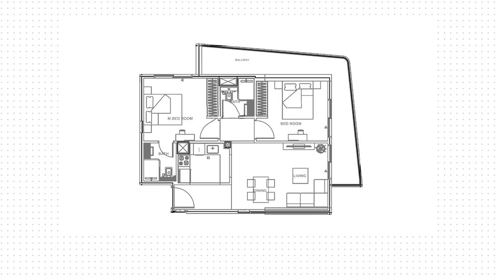 943 Wohnungen kaufen  - 2 Zimmer - VAE – Bild 1