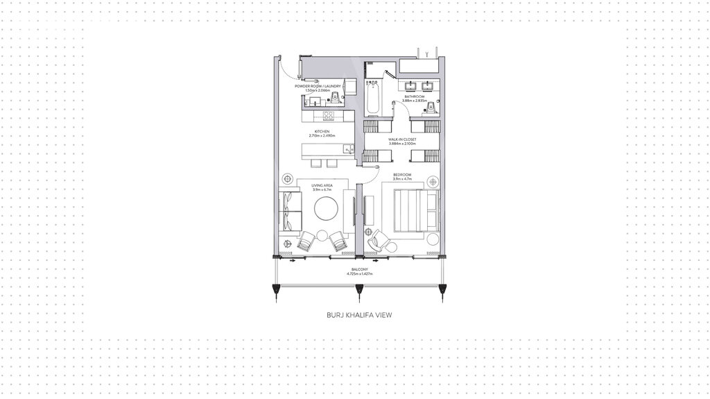 Stüdyo daireler satılık - Dubai - $641.300 fiyata satın al – resim 1